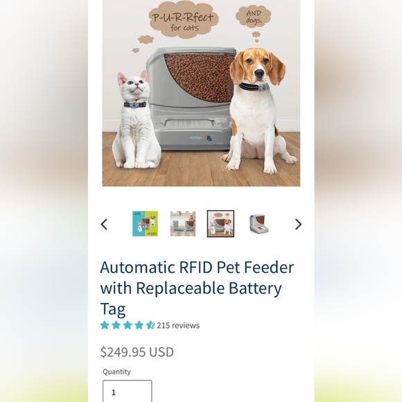 PortionPro Pet Feeder! New! - Picture 3 of 11